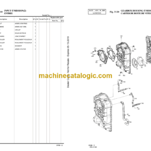 Doosan M200TC-V Wheel Loader Parts Manual (Serial Number 1001 to 3000P)