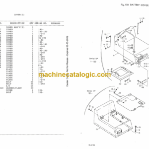 Doosan DH220LC (E.D.) Excavator Parts Manual (Serial Number 0001 and UP)