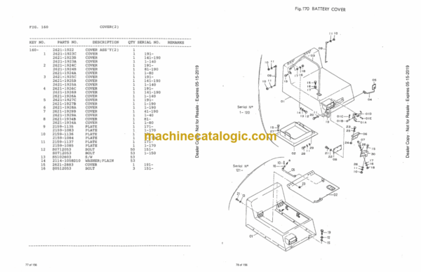 Doosan DH220LC (E.D.) Excavator Parts Manual (Serial Number 0001 and UP) - Image 2