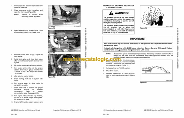 Doosan Solar 140LC-V Excavator Operation and Maintenance Manual (Serial Number 1001 and Up) - Image 3