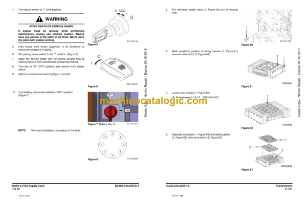 Doosan DL250-5, DL250TC-5 Wheel Loader Shop Manual (Serial Number 10001 and Up) - Image 4