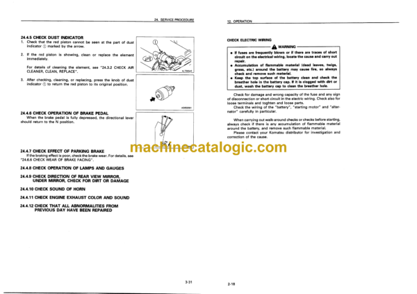 Komatsu JV40DW-3, JV40CW-3 Vibratory Roller Operation and Maintenance Manual (SEAM009402) - Image 4