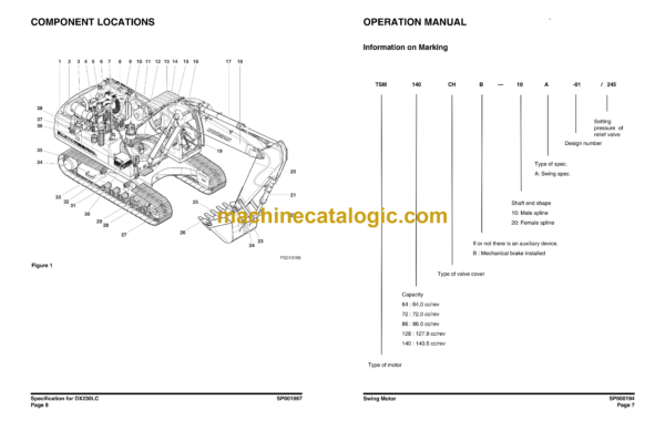 Doosan DX180LC Hydraulic Excavator Shop Manual (Serial Number 5001 thru 5193) - Image 4