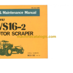 Komatsu WS16S-2 Motor Scraper Operation and Maintenance Manual (WS16.2-AE6)