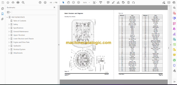 Doosan DX210, DX225LCB Hydraulic Excavator Shop Manual (Serial Number 5001 and Up) - Image 2