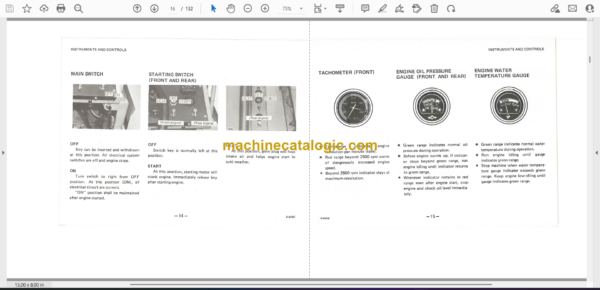 Komatsu WS16S-2 Motor Scraper Operation and Maintenance Manual (WS16.2-AE6) - Image 2