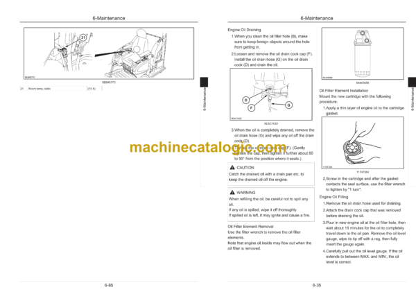 Sumitomo SH250-6 Hydraulic Excavator Operators Manual (WDL2506-3W) - Image 3