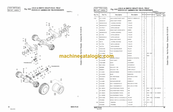 Doosan M400-3 Wheel Loader Parts Manual - Image 3