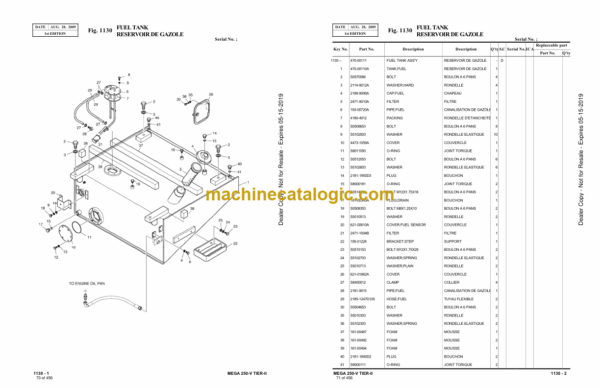 Doosan M250-V Wheel Loader Parts Manual (Serial Number 2001 to 3000) - Image 4