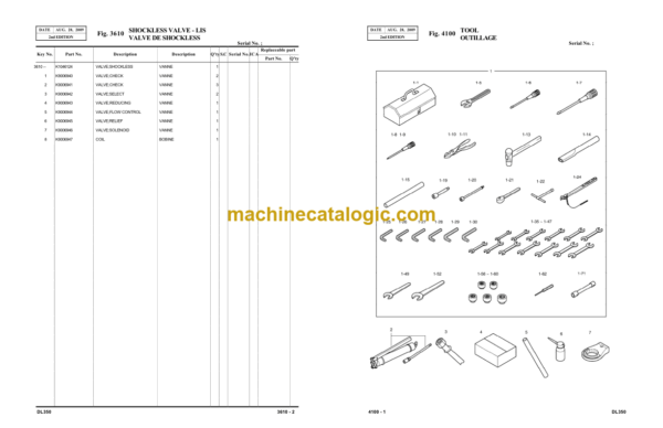 Doosan DL350 Wheel Loader Parts Manual - Image 4