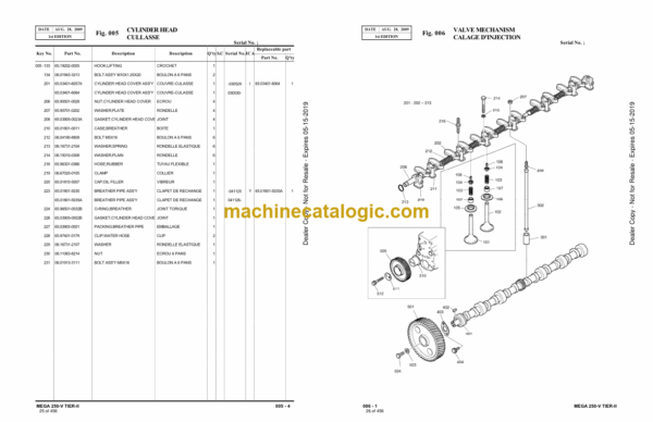 Doosan M250-V Wheel Loader Parts Manual (Serial Number 2001 to 3000) - Image 3