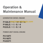 Doosan DV15 Engine Generator Operation and Maintenance Manual