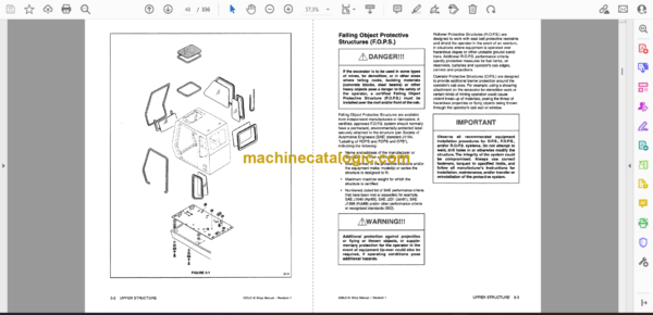 Doosan Daewoo Solar 220LC-3 Excavator Shop Manual (Serial Number 1039 and Up) - Image 2