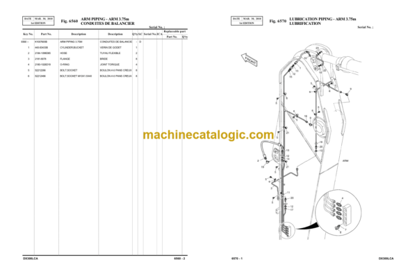 Doosan DX300LCA Excavator Parts Manual (Serial Number 5001 and UP) - Image 4