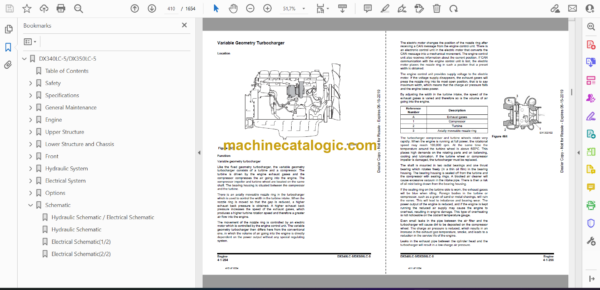 Doosan DX340LC-5, DX350LC-5 Hydraulic Excavator Shop Manual (Serial Number 10001 and Up) - Image 2