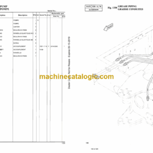 Doosan Solar 015 Excavator Parts Manual
