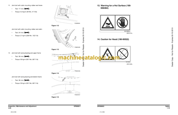Doosan DX300LC Excavator Operation and Maintenance Manual (Serial Number 5001 thru 7439) - Image 3