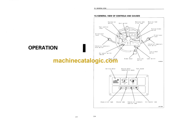 Komatsu JV25DW-2, JV25W-2, JV25CW-2, JV25CR-7 Vibratory Roller Operation and Maintenance Manual (SEAM018100) - Image 4