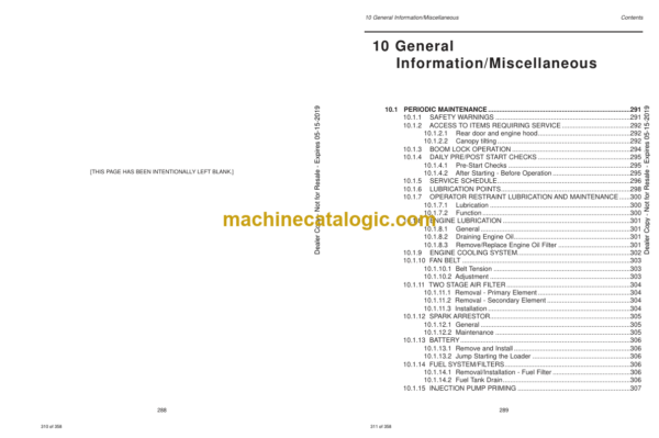 Doosan 1340XL (DSL602) Skid Steer Loader Shop Manual - Image 4