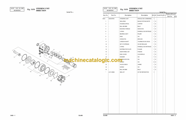 Doosan DL400 Wheel Loader Parts Manual (Serial Number 5001 and UP) - Image 2