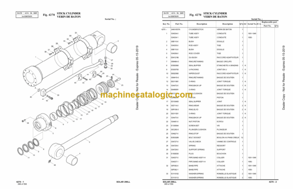 Doosan S290LL Excavator Parts Manual (Serial Number 0001 and UP) - Image 4