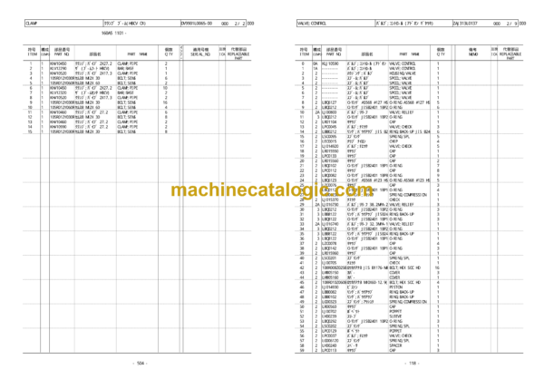 Sumitomo SH160-5 Hydraulic Excavator Parts Manual (WCL1605-0T) - Image 3