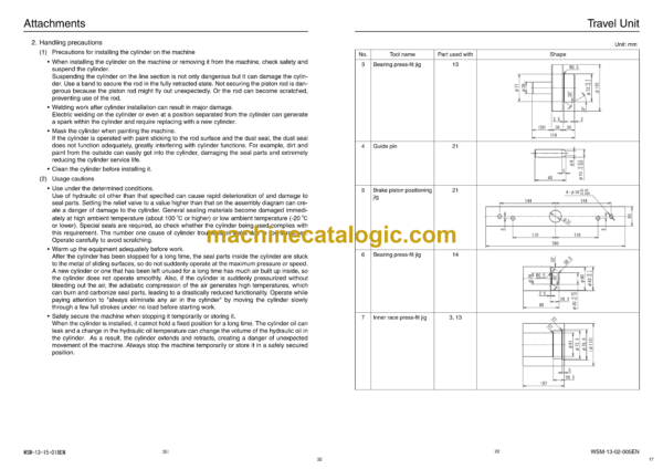 Sumitomo SH700LHD-5 Hydraulic Excavator Service Text & Troubleshooting Manual & Shop Manual - Image 3