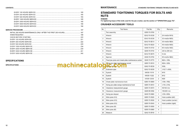 Komatsu BR550JG-1 Mobile Crusher Shop Manual (EEAM020902) - Image 4