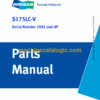 Doosan S175LC-V Excavator Parts Manual (Serial Number 1001 and UP)