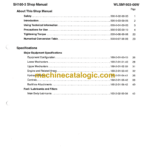 Sumitomo SH160-3 Hydraulic Excavator Shop Manual (WLSM1603-00W)