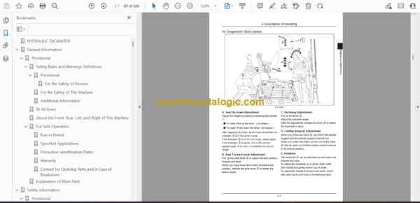 Sumitomo SH210-6, SH210LC-6, SH250-6 Hydraulic Excavator Operators Manual (WDL2106D-1W NZ1) - Image 2