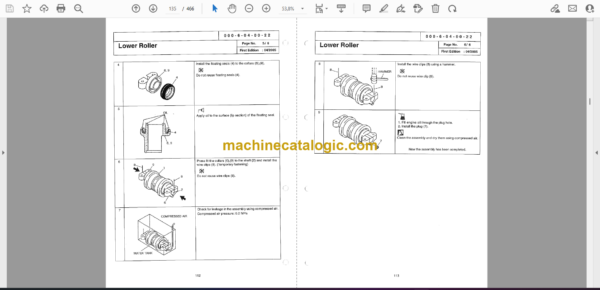 Sumitomo SH160-3 Hydraulic Excavator Shop Manual (WLSM1603-00W) - Image 4
