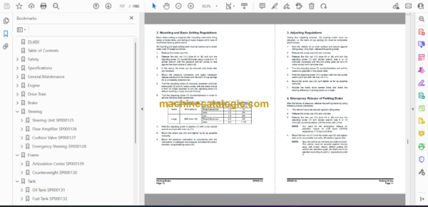 Doosan DL400 Wheel Loader Shop Manual (Serial Number 5001 and Up) - Image 2