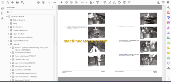 Doosan DX140W, DX160W Wheeled Excavator Shop Manual (Serial Number 5116 and Up) - Image 2