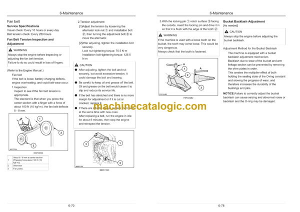 Sumitomo SH210-6, SH210LC-6, SH250-6 Hydraulic Excavator Operators Manual (WDL2106D-1W NZ1) - Image 4