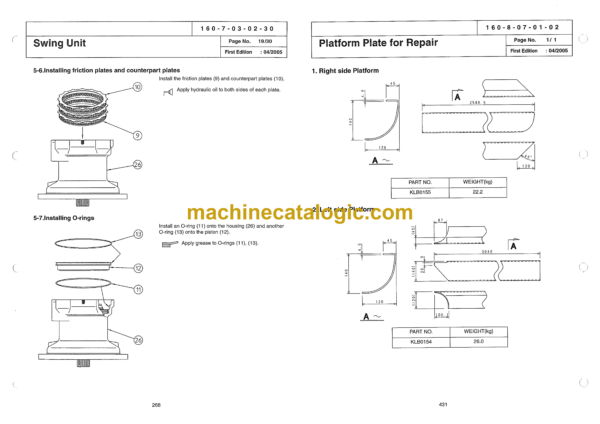 Sumitomo SH160-3 Hydraulic Excavator Shop Manual (WLSM1603-00W) - Image 3