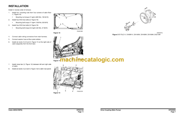 Doosan DX140W, DX160W Wheeled Excavator Shop Manual (Serial Number 5116 and Up) - Image 4