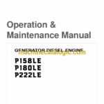 Daewoo P158LE, P180LE, P222LE Engine Operation and Maintenance Manual