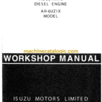 Sumitomo Izusu 6UZ1X Model Diesel Engine Workshop Manual