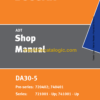 Doosan DA30-5 Articulated Dump Truck Shop Manual (721001 - Up; 741001 - Up)