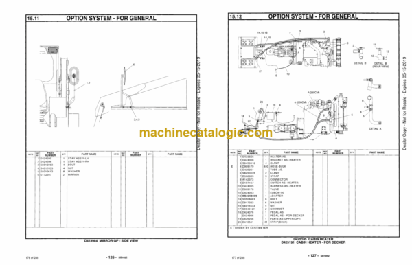 Doosan 4060 Series Skid Steer Loader Parts Manual (Serial Number EM0AM-00001 and Up EM0AQ-00001 and Up) - Image 2