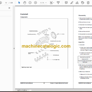 Doosan Daewoo D50S-2, D60S-2, D70S-2 Lift Truck Service Manual