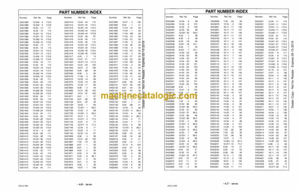Doosan 4060 Series Skid Steer Loader Parts Manual (Serial Number EM0AM-00001 and Up EM0AQ-00001 and Up) - Image 3