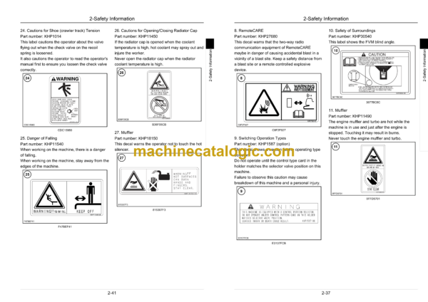 Sumitomo SH330-6, SH330LC-6, SH350HD-6, SH350LHD-6 Hydraulic Excavator Operators Manual (WDL3306D-0W NZ0) - Image 4