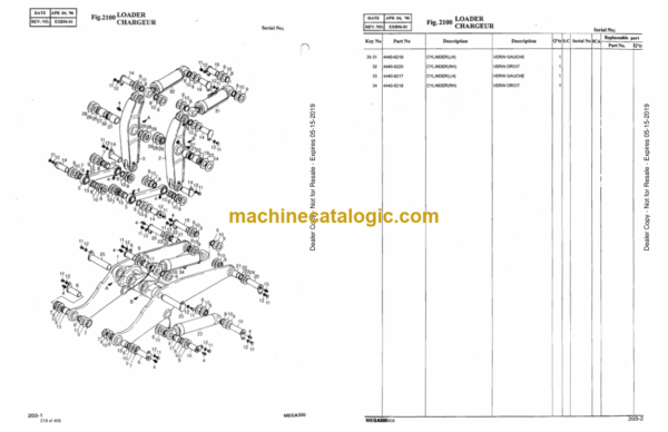 Doosan Mega 300 Wheel Loader Parts Manual (Serial Number 0001 and Up) - Image 4