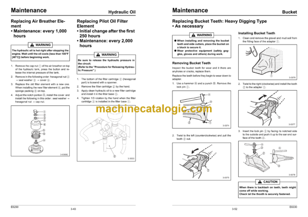 Sumitomo SH700LHD-5 Hydraulic Excavator Operators Manual (WDL7030-0T) - Image 4