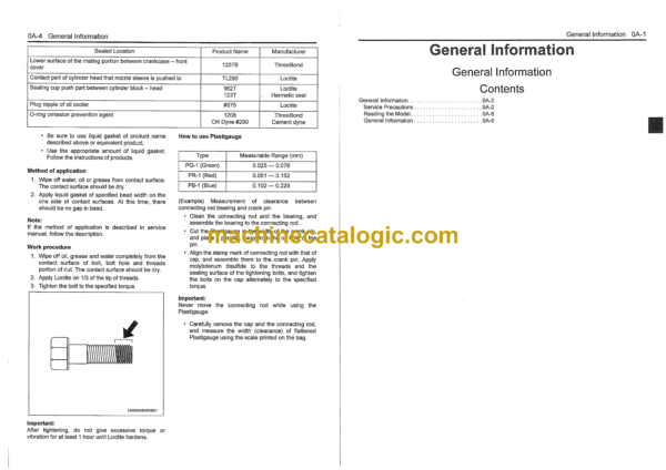 Sumitomo Izusu 6UZ1X Model Diesel Engine Workshop Manual - Image 4