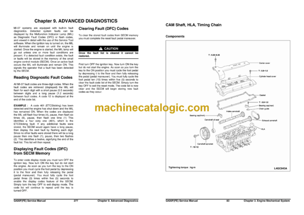 Doosan Daewoo D50S-2, D60S-2, D70S-2 Lift Truck Service Manual - Image 4