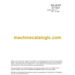 Daewoo Solar 015 Excavator Parts Manual