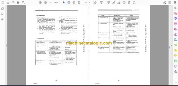 Doosan DH280 Excavator Shop Manual - Image 4
